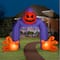 11.5" Airblown® Halloween Inflatable Jack-O'-Lantern Reaper Archway with Swirling Lights